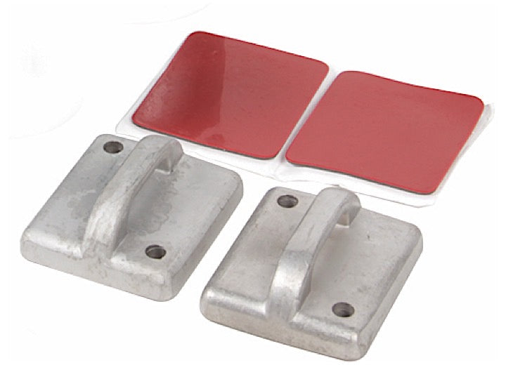 Camco GEN-TURI ALUM HOOK, 2PK W/TAPE