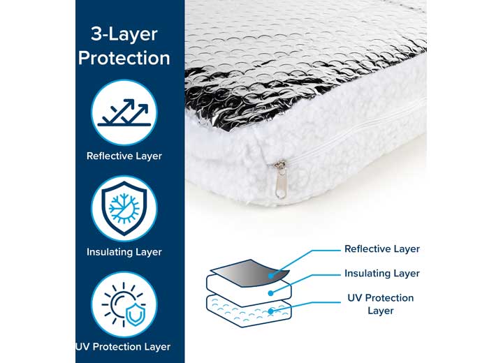 Camco RV Vent Insulator with Reflective Surface