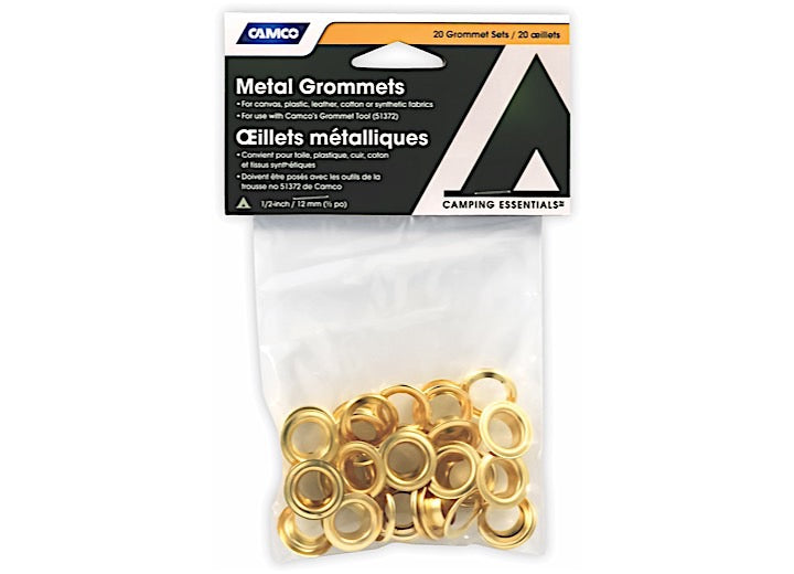 CAMCO METAL GROMMETS, 20 PACK, BILINGUAL