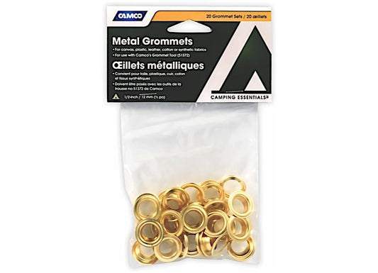 CAMCO METAL GROMMETS, 20 PACK, BILINGUAL