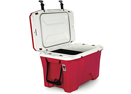 Camco Currituck 30 Quart Cooler - Raspberry/White