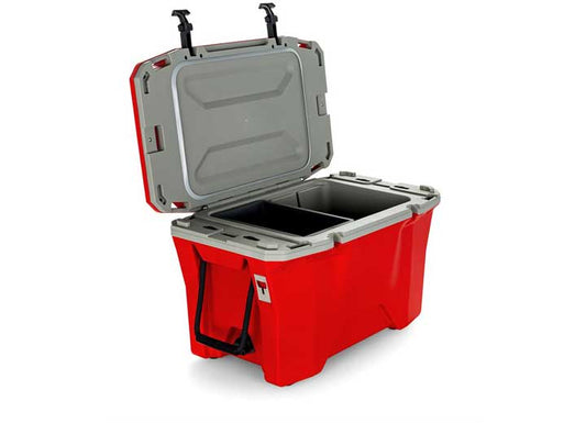 Camco Currituck 30 Quart Premium Cooler - Scarlet Red/Gray