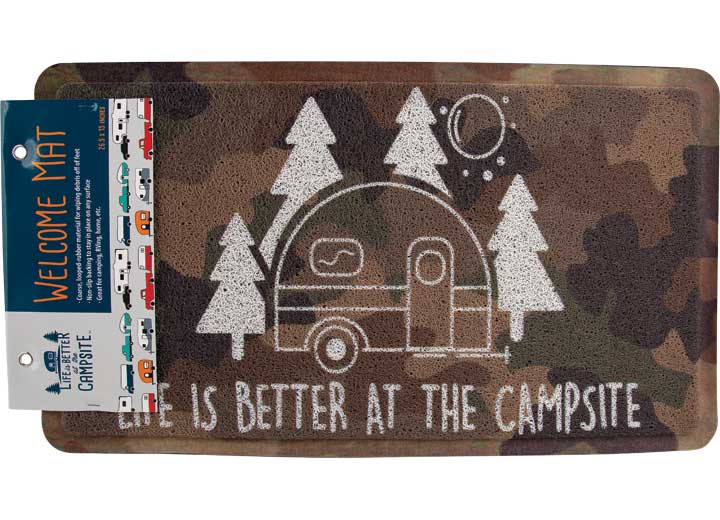 Camco LIBATC - SCRUB RUG, CAMO RETRO RV, 26.5IN X 15IN