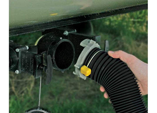 Camco Easy Slip RV Straight Hose Adapter (Bilingual)