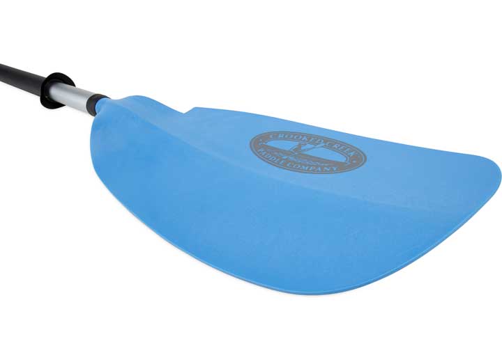 Camco Crooked Creek Asymmetrical Blade Kayak Paddle - 8 ft., Blue