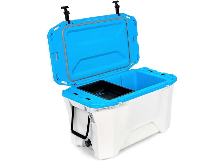 Camco Kuuma 50 Quart Cooler - White/Cyan