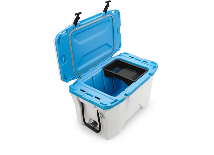 Camco Kuuma 30 Quart Cooler - White/Cyan