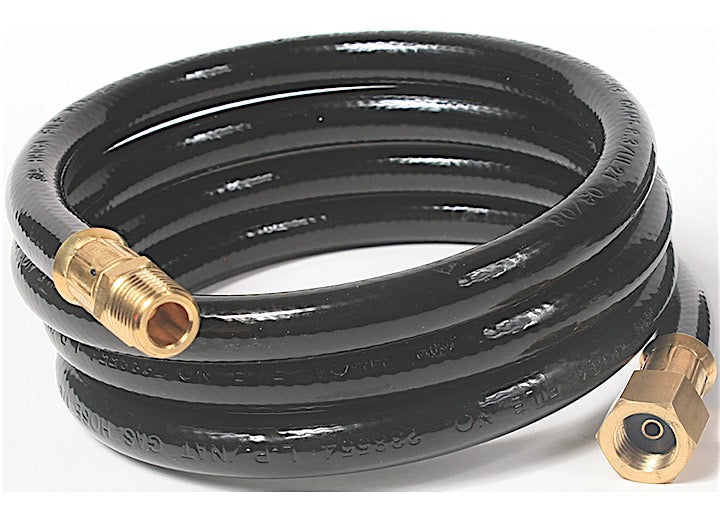 CAMCO LP APP EXT HOSE-5FT, 1/4IN MALE PIPE X 1/4IN FEMALE PIPE, CLAM