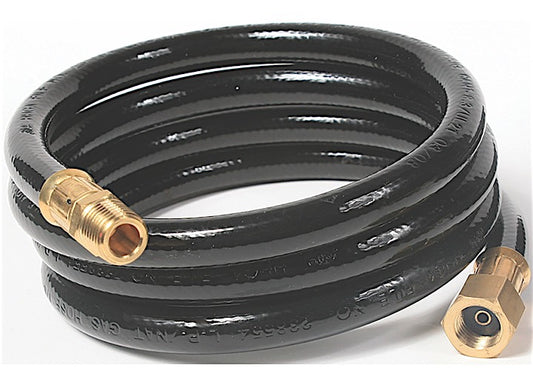 CAMCO LP APP EXT HOSE-5FT, 1/4IN MALE PIPE X 1/4IN FEMALE PIPE, CLAM