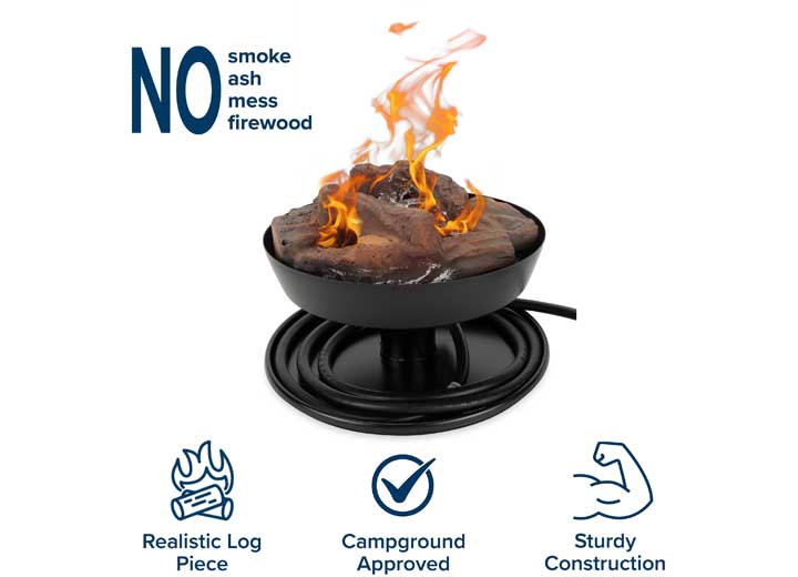Camco Little Red Campfire Portable Propane Camp Fire