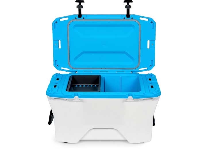 Camco Currituck 30 Quart Cooler - White/Cyan