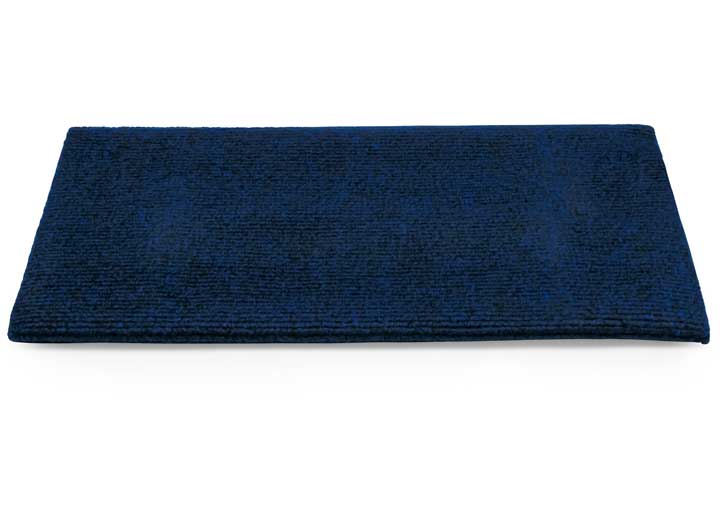 Camco Premium Wrap Around RV Step Single Rib Rug - 18" Wide Blue