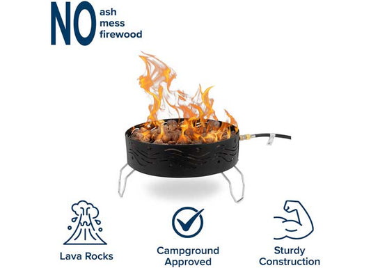 Camco Portable Propane Campfire