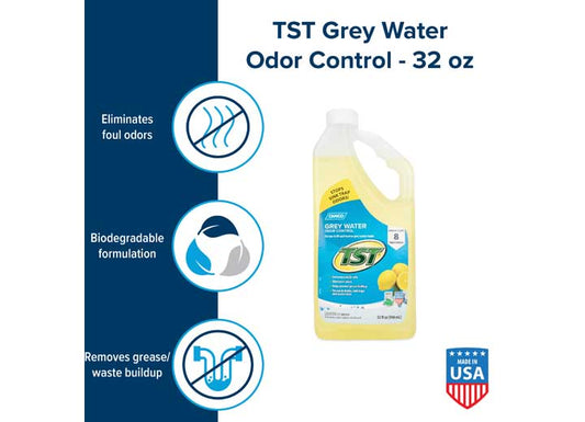 Camco TST Grey Water Odor Control - Lemon Scent, 32 oz.