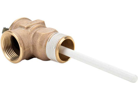 Camco Temperature & Pressure Relief Valve for Water Heater – 3/4” Valve with 4” Probe
