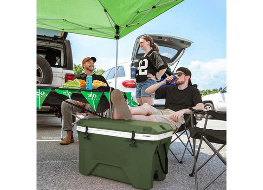 Camco COOLER, CURRITUCK, 30 QUART, GREEN/WHITE