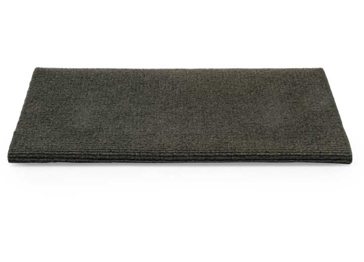 Camco Premium Wrap Around RV Step Single Rib Rug - 18" Wide Gray
