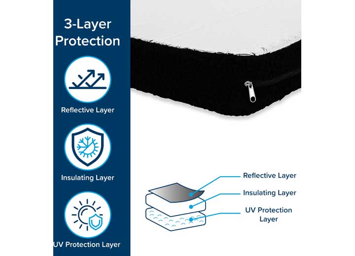 Camco RV Black-Out Vent Insulator with Reflective Surface