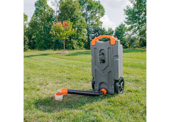Camco Rhino Tote Tank Portable RV Waste Holding Tank Kit - 21 Gallon Capacity