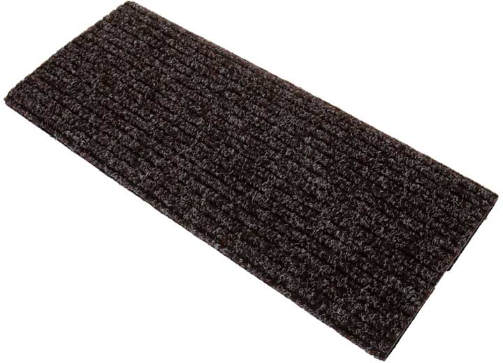 Camco Premium Wrap Around RV Step Double Rib Rug - 23" Wide Brown