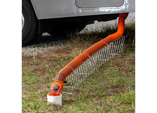 Camco Aluminum Folding Sewer Hose Support - 15 ft.