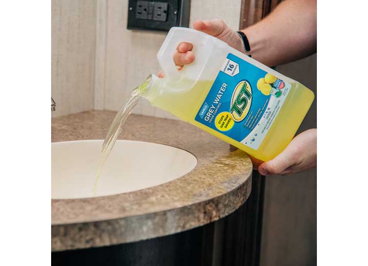 Camco TST Grey Water Odor Control - Lemon Scent, 64 oz.