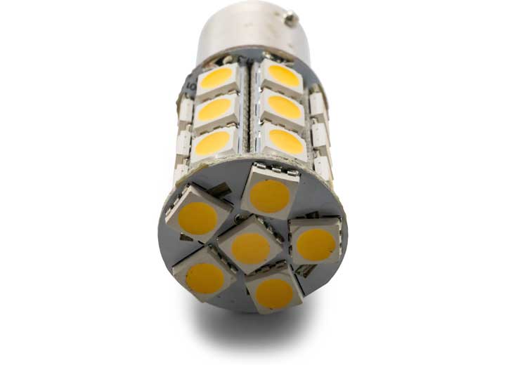 Camco LED - 1076 (BA15D) 27-LED 285LM, BRIGHTWHITE (1PK)