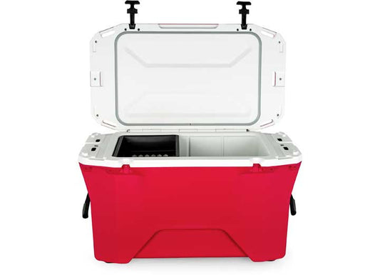 Camco Currituck 50 Quart Cooler - Raspberry/White