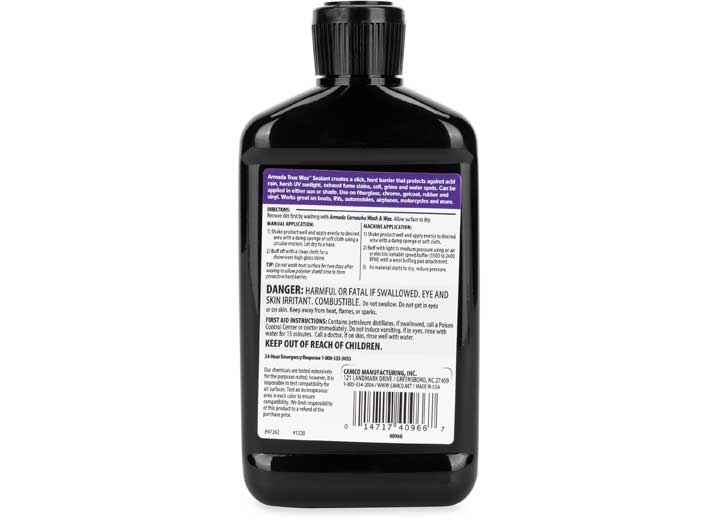 Camco ARMADA TRUE WAX SEALANT, 16 OZ.