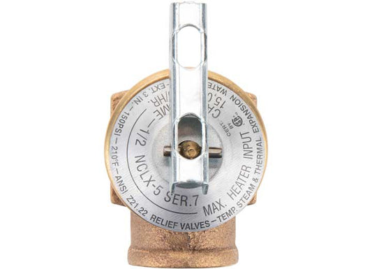 Camco Temperature & Pressure Relief Valve for RV Water Heater – 1/2” Valve with 4” Probe