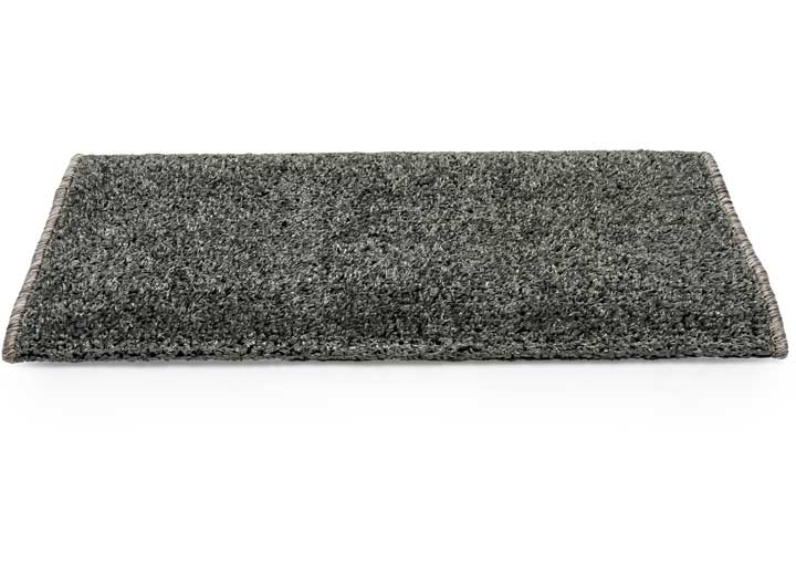 Camco Premium Wrap Around RV Step Artificial Turf Rug - 23" Wide Gray