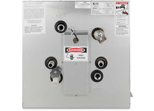 Camco 11 GAL ELECTRIC WATER HEATER, 240V (L1&L2 WIRING) FRONT HEAT EXCH,SIDE MOUNT