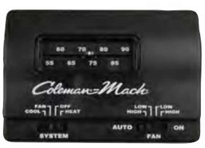 Airxcel-Coleman ANALOG HEAT/COOL, BLACK