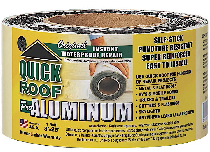Cofair Products Inc QUICK ROOF - SELF-STICK ALUM SUPER REINFORCED SURFACE WITH A RA ADH