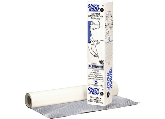Cofair Products Inc QUICK ROOF - SELF-STICK ALUM SUPER REINFORCED SURFACE WITH A RA ADH
