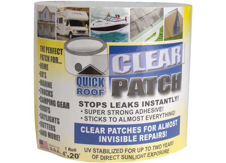 Cofair Products Inc 4IN X 20FT CLEAR PATCH FOR ALMOST INVISIBLE REPAIRS