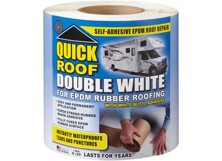 Cofair Products Inc NEW WHITE BUTYL EPDM QUICK ROOF 6IN X 25FT