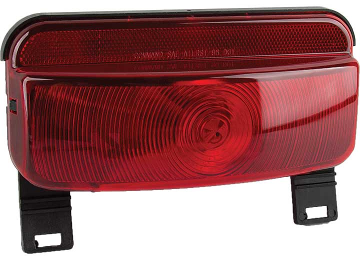 Creative Products Group SURFACE TAIL LIGHT WITH LICENSE PLATE BRACKET, INCADESCENT, BLACK BASE