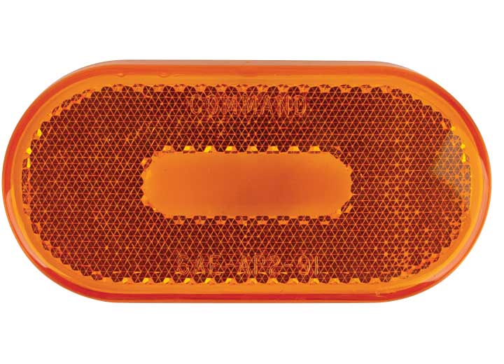 Creative Products Group REPLACEMENT CLEARANCE LIGHT OVAL LENS, AMBER