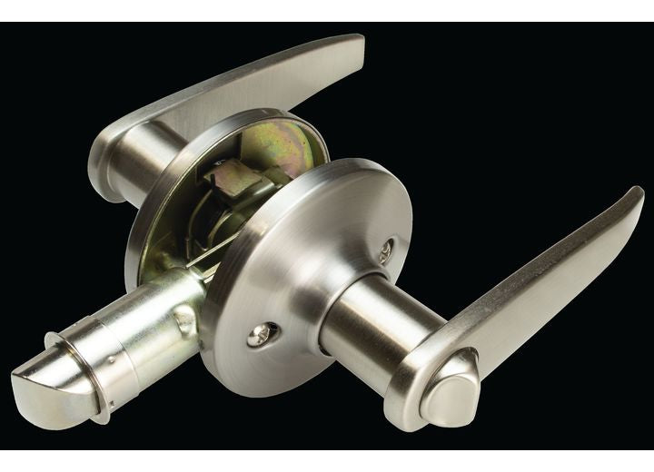 Creative Products Group LOCKSET, LEVER, #707 PRIVACY, BRUSHED SATIN NICKEL
