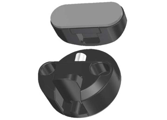 Creative Products Group LATCHING MAGNETIC DOOR CATCH-BLACK