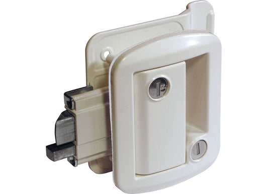 Creative Products Group GLOBAL CLASSIC PRO ENTRY DOOR LOCK-WHITE