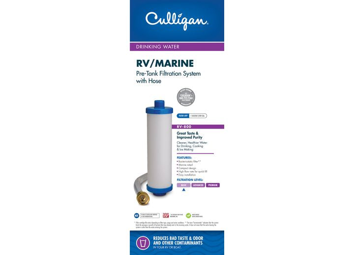 Culligan International RV/MARINE FILTER WITH HOSE HOOKUP