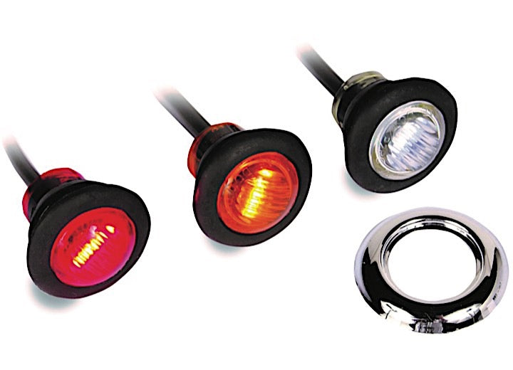 Custer Products Inc 3/4IN AMBER LED LIGHT, 2 WIRE