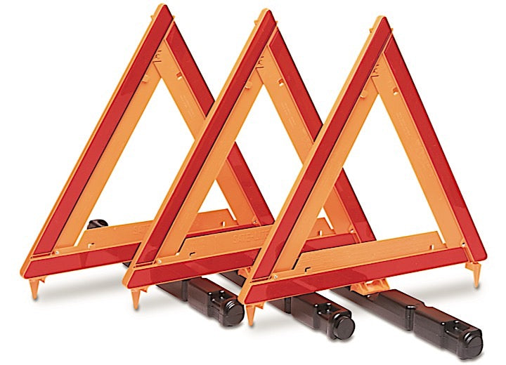 Custer Products Inc EMERGENCY WARNING TRIANGLE KIT (3 TRIANGLES)