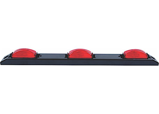 Custer Products Inc IDENTIFICATION LIGHT BAR W/ 3 G26R LIGHTS