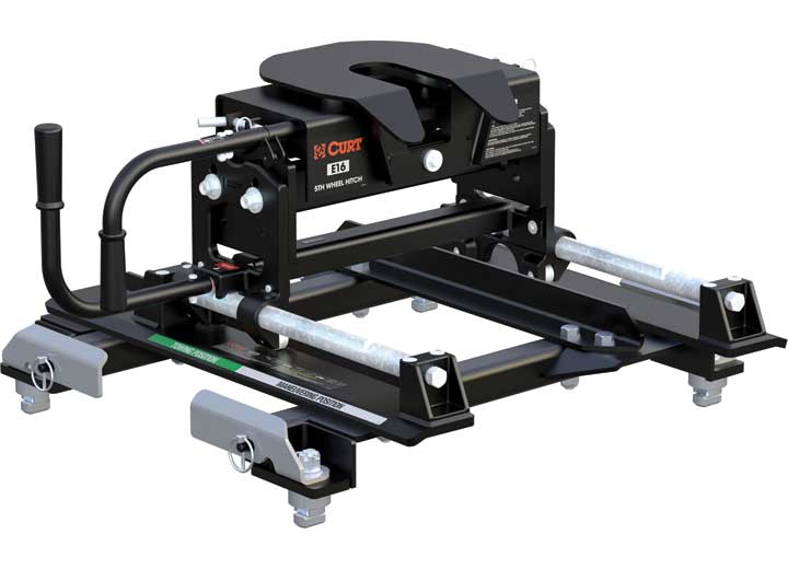 Curt Manufacturing (KIT)E16 5TH WHEEL HITCH W/ROLLER AND GM PUCK SYSTEM ADAPTER