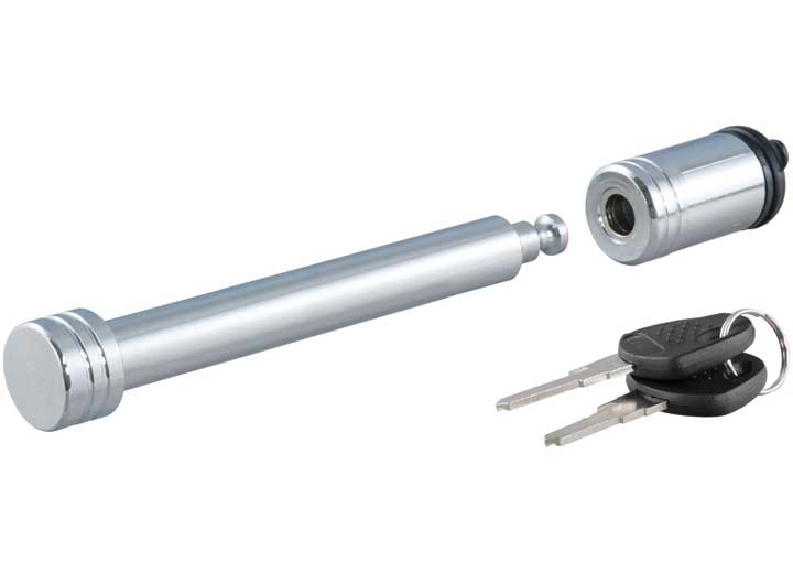 Curt Manufacturing CLS V 3IN RECEIVER 5/8IN HITCH LOCK BARBELL STYLE CHROME