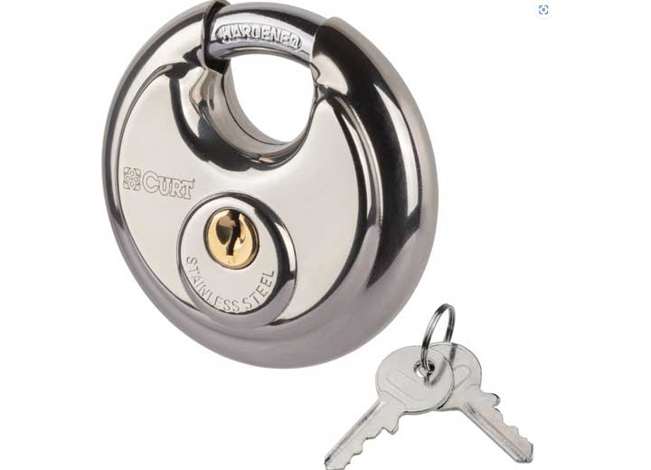 Curt Manufacturing STAINLESS STEEL DISC/PUCK LOCK