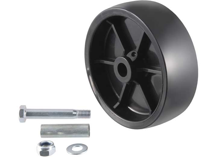 Curt Manufacturing Curt Marine Jack Replacement Caster Wheel With Bolt and Bushing
